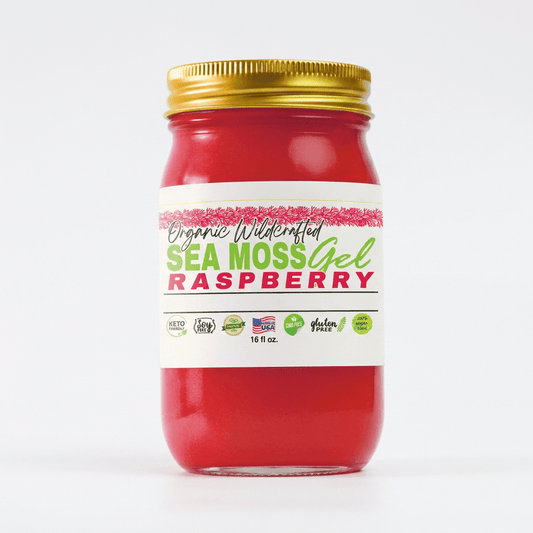 Sea Moss Gel - Raspberry Flavor 16oz