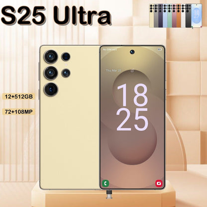 I25 Ultra 5G Smartphone, Unlocked Cell Phone, 6.8" HD Screen Unlocked Phones,  , 6000mAh Battery, Built in Pen, 12+512GB, Android 14, Face ID+Fingerprint Lock
